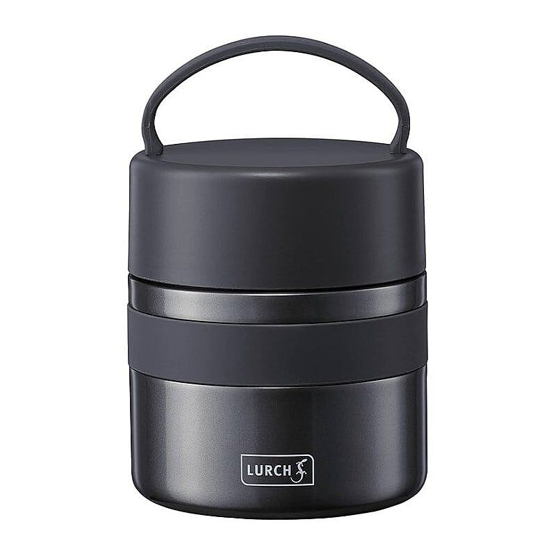 Lurch Iso-Pot Paslanmaz Çelik Çift Cidarlı Yemek Termosu, 500 ml, Metalik Gri - Lurch