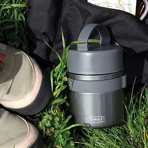 Lurch Iso-Pot Paslanmaz Çelik Çift Cidarlı Yemek Termosu, 500 ml, Metalik Gri - 4