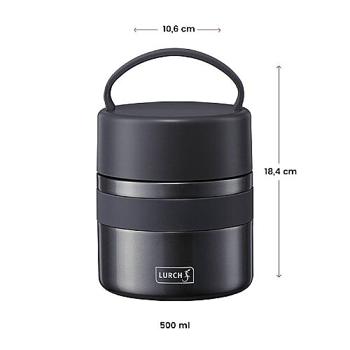 Lurch Iso-Pot Paslanmaz Çelik Çift Cidarlı Yemek Termosu, 500 ml, Metalik Gri - 6