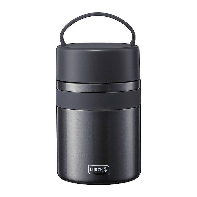 Lurch Iso-Pot Paslanmaz Çelik Çift Cidarlı Yemek Termosu, 800 ml, Metalik Gri - Lurch