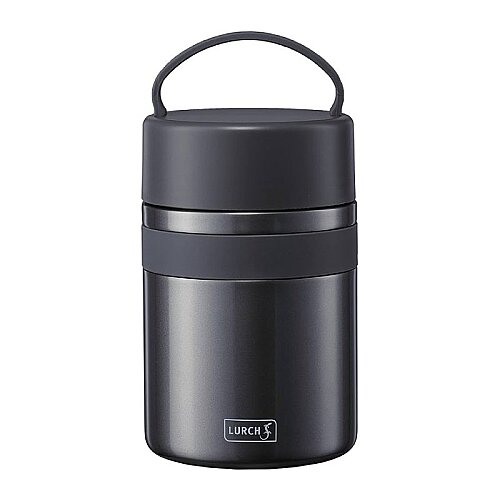Lurch Iso-Pot Paslanmaz Çelik Çift Cidarlı Yemek Termosu, 800 ml, Metalik Gri - Lurch
