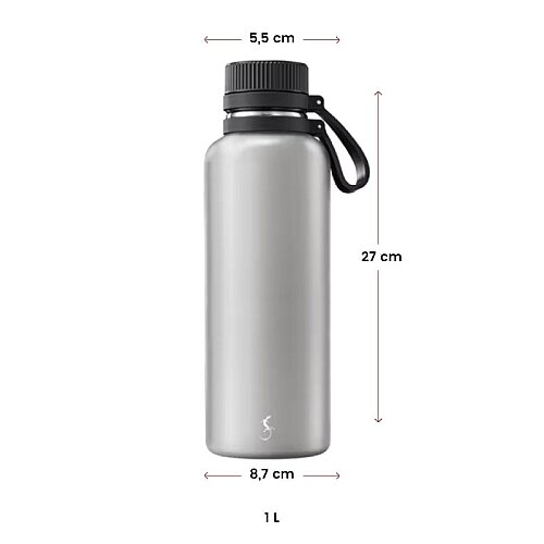 Lurch Outdoor Termos, 1 L, Granit Gri - 9