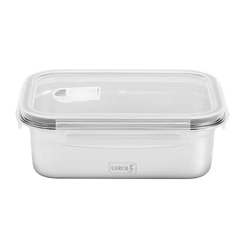 Lurch Safety Paslanmaz Çelik Fırınlanabilir Sızdırmaz Vakumlu Saklama Kabı, 1200 ml - Lurch