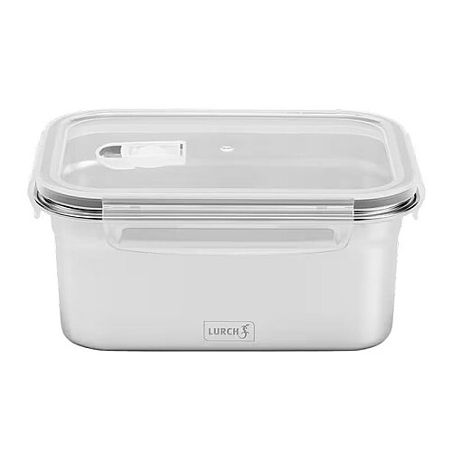 Lurch Safety Paslanmaz Çelik Fırınlanabilir Sızdırmaz Vakumlu Saklama Kabı, 1500 ml 
