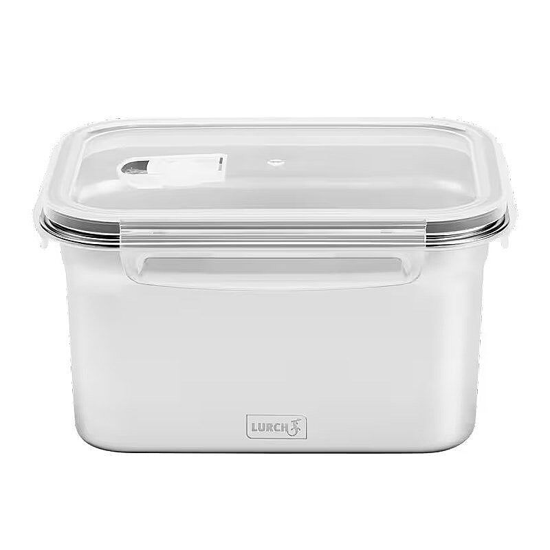 Lurch Safety Paslanmaz Çelik Fırınlanabilir Sızdırmaz Vakumlu Saklama Kabı, 2000 ml - Lurch
