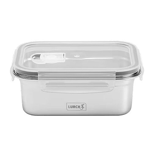 Lurch Safety Paslanmaz Çelik Fırınlanabilir Sızdırmaz Vakumlu Saklama Kabı, 500 ml - Lurch