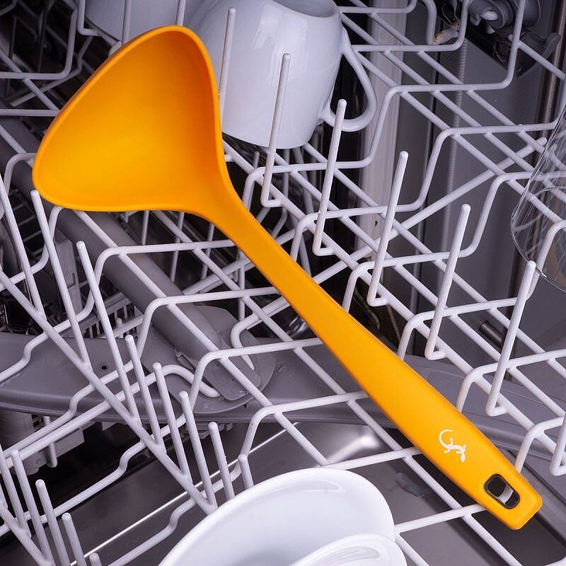 Lurch Silikon Çorba Kepçesi, 28 cm, Sarı - Lurch