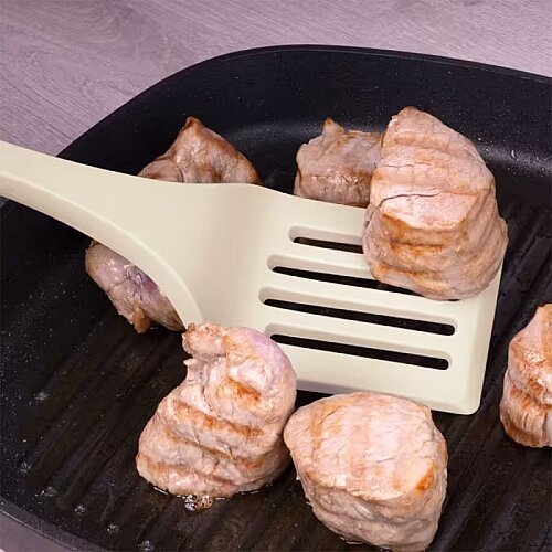 Lurch Silikon Delikli Spatula, 32.5 cm, Gri - 2