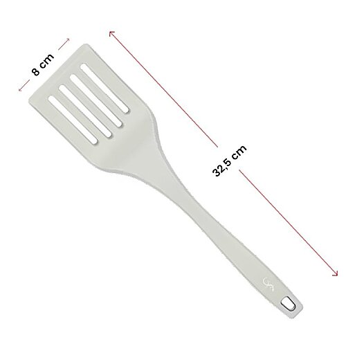 Lurch Silikon Delikli Spatula, 32.5 cm, Gri - 4