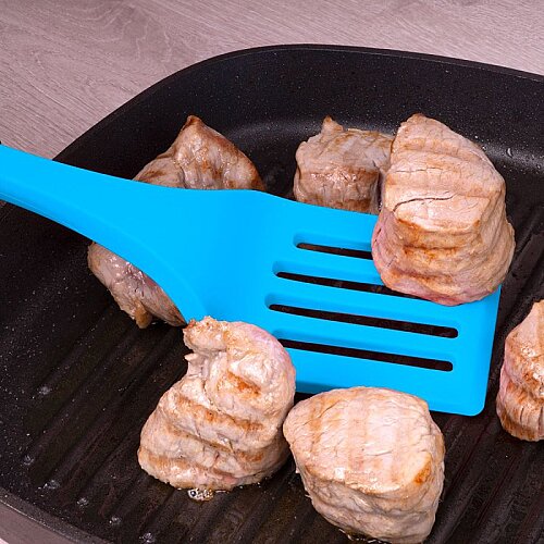 Lurch Silikon Delikli Spatula, 32.5 cm, Mavi - Lurch (1)