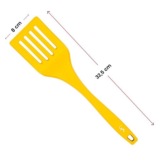Lurch Silikon Delikli Spatula, 32.5 cm, Sarı - 5