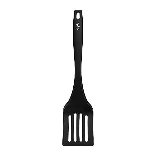 Lurch Silikon Delikli Spatula, 32.5 cm, Siyah 