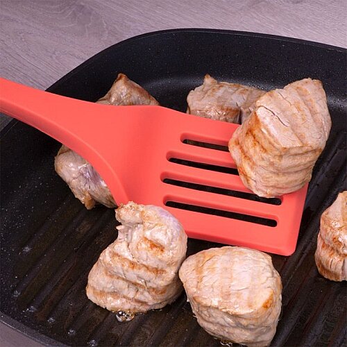 Lurch Silikon Delikli Spatula, 32.5 cm, Somon - Lurch (1)