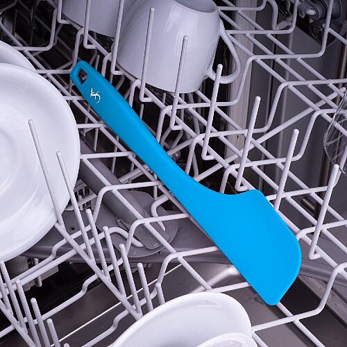 Lurch Silikon Hamur Kazıyıcı, 28 cm, Mavi - 2