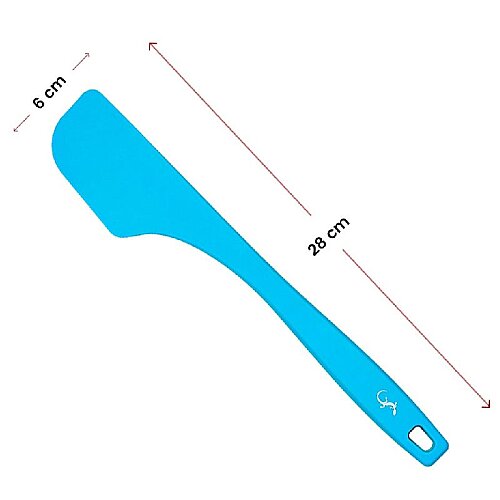 Lurch Silikon Hamur Kazıyıcı, 28 cm, Mavi - 4