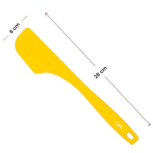 Lurch Silikon Hamur Kazıyıcı, 28 cm, Sarı - 5