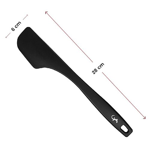 Lurch Silikon Hamur Kazıyıcı, 28 cm, Siyah - 5