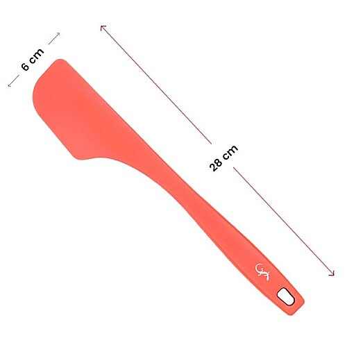 Lurch Silikon Hamur Kazıyıcı, 28 cm, Somon - 5
