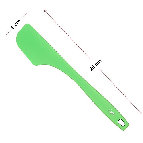 Lurch Silikon Hamur Kazıyıcı, 28 cm, Yeşil - 5