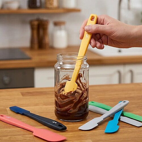 Lurch Silikon Mini Hamur Kazıyıcı, 26 cm, Gri - 5