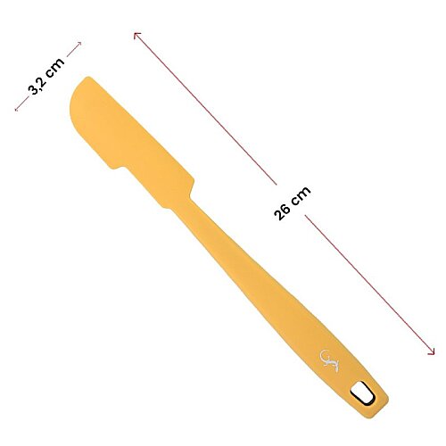 Lurch Silikon Mini Hamur Kazıyıcı, 26 cm, Sarı - 4