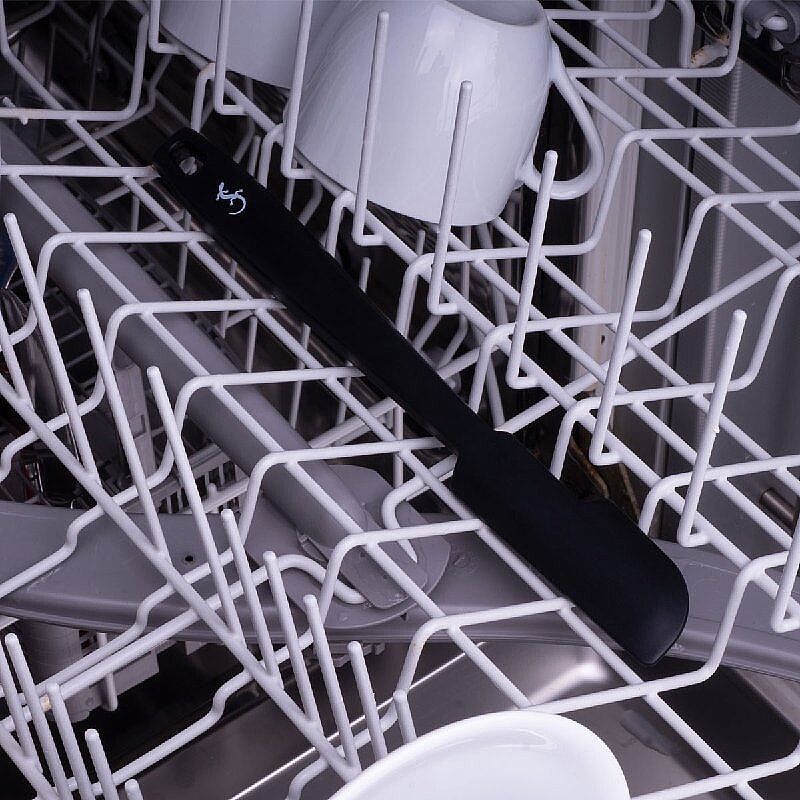 Lurch Silikon Mini Hamur Kazıyıcı, 26 cm, Siyah - Lurch