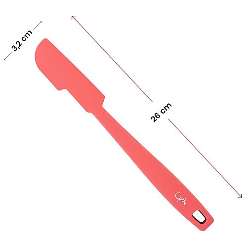 Lurch Silikon Mini Hamur Kazıyıcı, 26 cm, Somon - 4