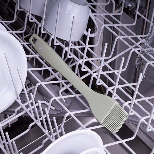 Lurch Silikon Pasta Fırçası, 25.5 cm, Gri - 3