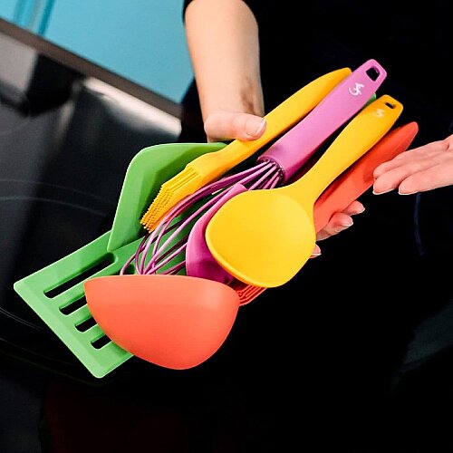 Lurch Silikon Pasta Fırçası, 25.5 cm, Mavi - 7