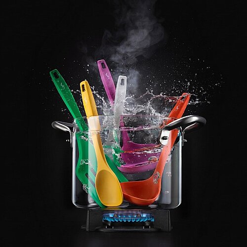 Lurch Silikon Pasta Fırçası, 25.5 cm, Mavi - 8