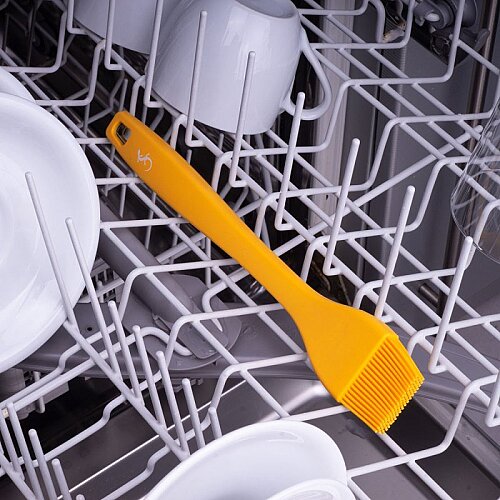 Lurch Silikon Pasta Fırçası, 25.5 cm, Sarı - 3