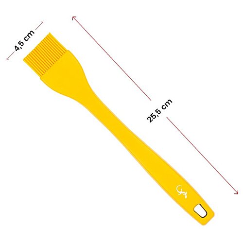 Lurch Silikon Pasta Fırçası, 25.5 cm, Sarı - 5