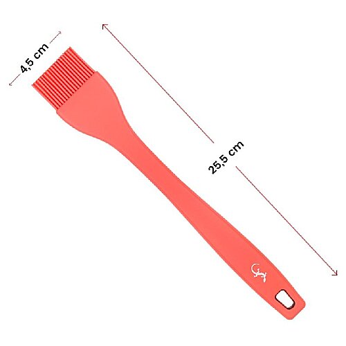 Lurch Silikon Pasta Fırçası, 25.5 cm, Somon - 5