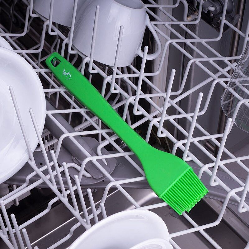 Lurch Silikon Pasta Fırçası, 25.5 cm, Yeşil - Lurch