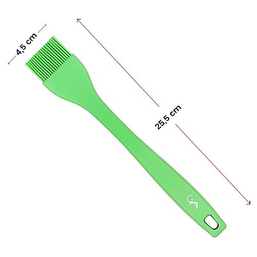 Lurch Silikon Pasta Fırçası, 25.5 cm, Yeşil - 5