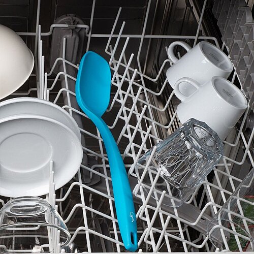 Lurch Silikon Servis Kaşığı, 33.5 cm, Mavi - 4