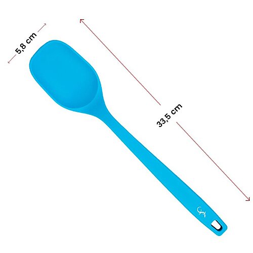 Lurch Silikon Servis Kaşığı, 33.5 cm, Mavi - 6
