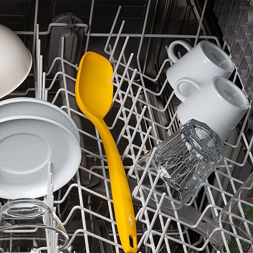 Lurch Silikon Servis Kaşığı, 33.5 cm, Sarı - 4