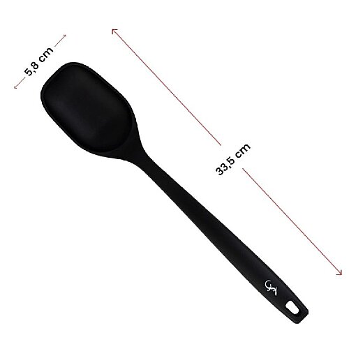 Lurch Silikon Servis Kaşığı, 33.5 cm, Siyah - 7