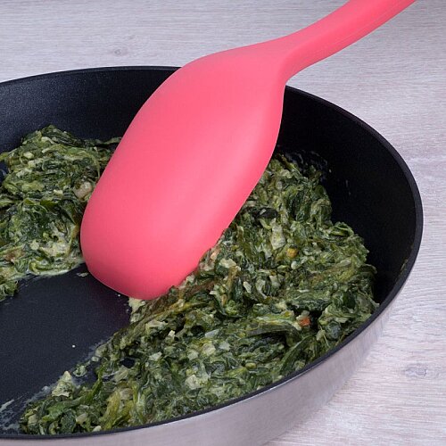Lurch Silikon Servis Kaşığı, 33.5 cm, Somon - 4