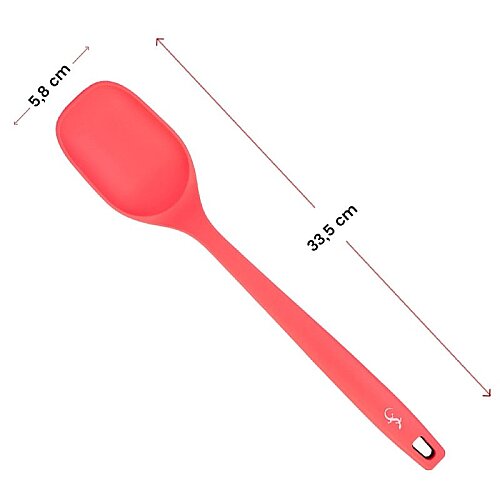 Lurch Silikon Servis Kaşığı, 33.5 cm, Somon - 7