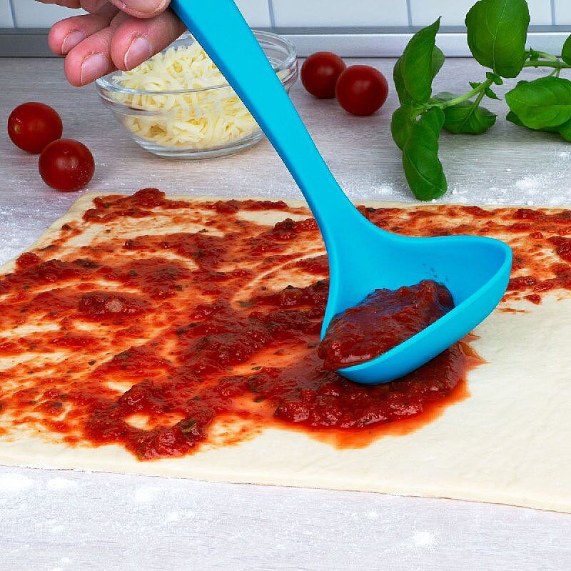 Lurch Silikon Sos Kepçesi, 28 cm, Mavi - Lurch