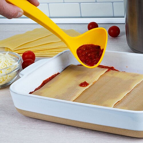 Lurch Silikon Sos Kepçesi, 28 cm, Sarı - 5