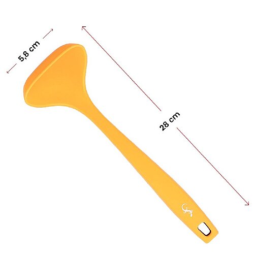 Lurch Silikon Sos Kepçesi, 28 cm, Sarı - 8