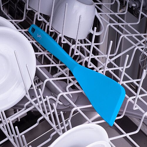 Lurch Silikon Spatula, 28 cm, Mavi - 3