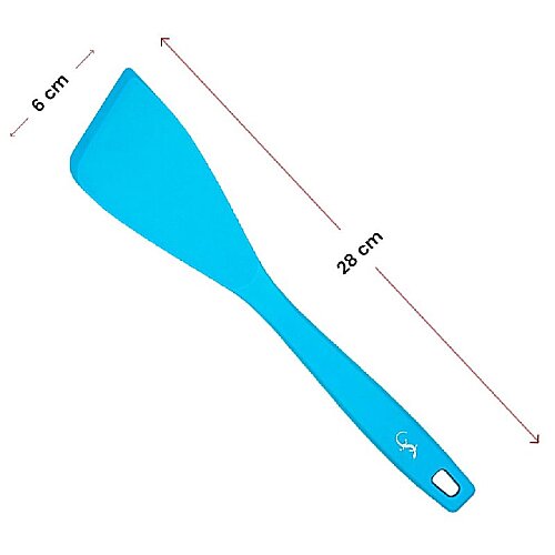 Lurch Silikon Spatula, 28 cm, Mavi - 5