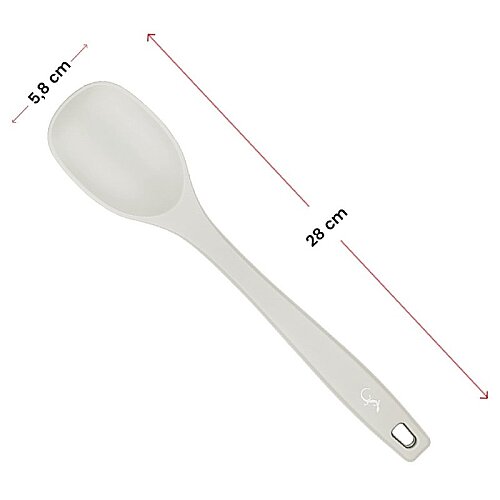 Lurch Silikon Yemek Kaşığı, 28 cm, Gri - 5