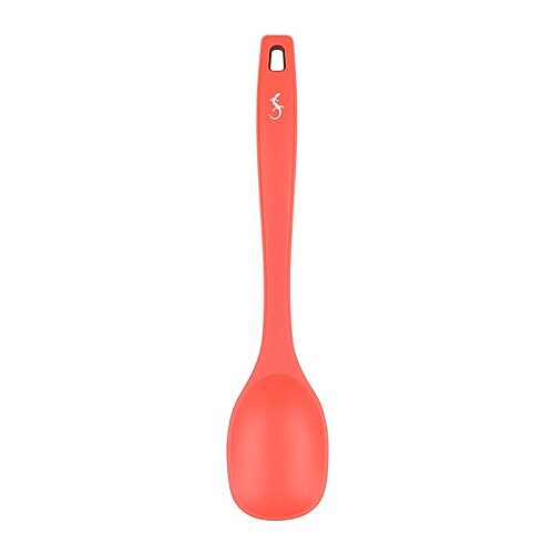 Lurch Silikon Yemek Kaşığı, 28 cm, Somon 