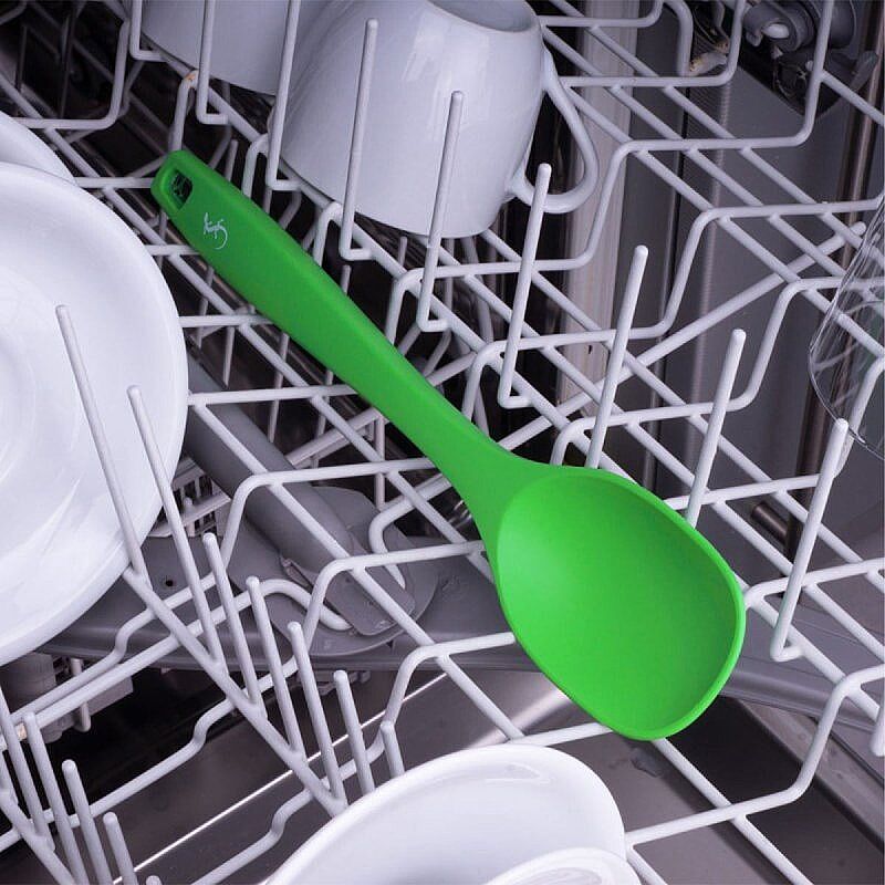 Lurch Silikon Yemek Kaşığı, 28 cm, Yeşil - Lurch