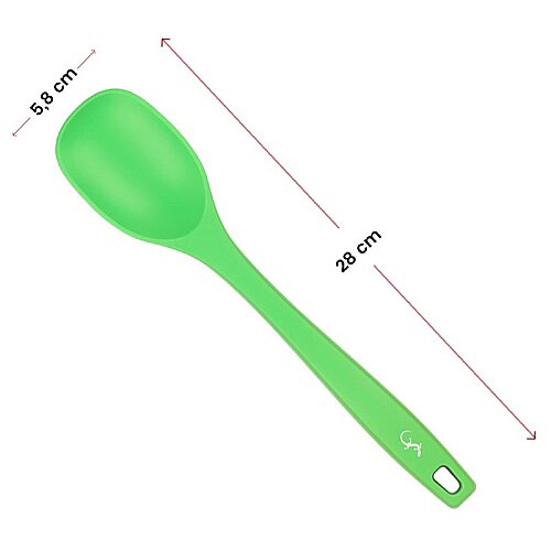 Lurch Silikon Yemek Kaşığı, 28 cm, Yeşil - 5